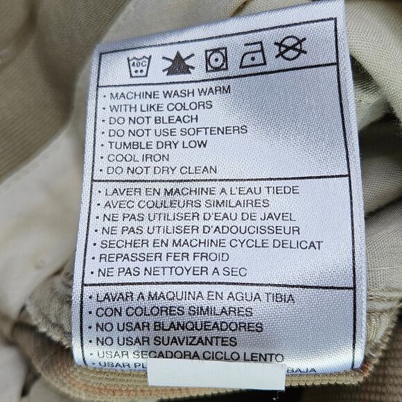 Nike Golf Shorts Dry Fit Size 42Tan White Plaid Flat Front Performance - Picture 9 of 14